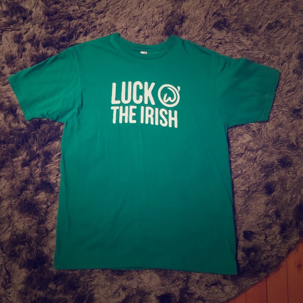 W Green Logo Short Sleeve Size Large UNISEX